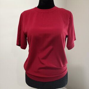 WORTHINGTON WINE | BURGUNDY WOMENS TOP SIZE S